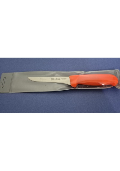 Fibrox Kaymaz Saplı Düz Kasap Kemik Sıyırma Bıçağı 13 Cm Hulusi - Drita Bıçak 16mm X 130mm X 2.5mm 10351.13 Turuncu Renk