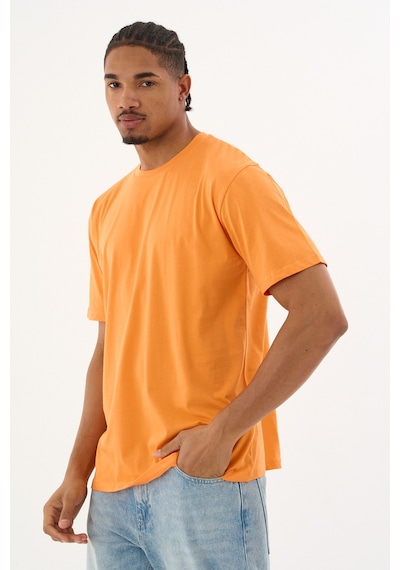 Dechers Erkek %100 Organik Pamuklu Yumuşak Dokulu Comfort Fit Bisiklet Yakalı T-shirt E222 Turuncu Dechers Erkek %100 Organik Pamuklu Yumuşak Dokulu Comfort Fit Bisiklet Yakalı T-shirt E222 Turuncu