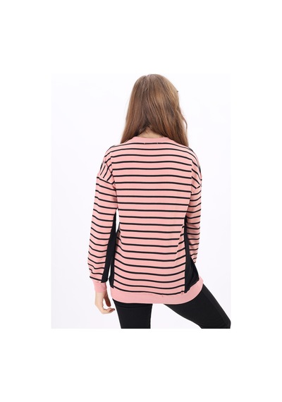 Toontoy Kids Toontoy Kız Çocuk Sweatshirt Koyu Pudra
