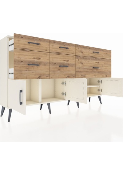 Arges Konsol Tek Raflı 6 Çekmeceli 4 Kapaklı 176x30x99 Aytaşı-aytaşı/çam Aytası/atlas Çam - Aytası Arges Konsol Tek Raflı 6 Çekmeceli 4 Kapaklı 176x30x99 Aytaşı-aytaşı/çam Aytası/atlas Çam - Aytası
