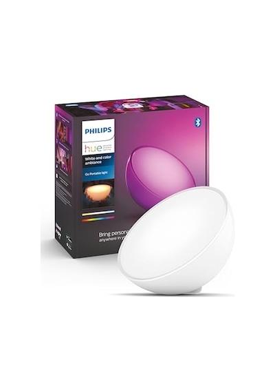 Go V2 Taşınabilir Akıllı Led Masa Lambası Bluetooth Özellikli Beyaz Ve Renkli Çok Renkli