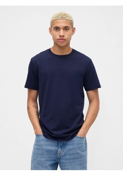 Gap V-frch Mını Logo Tee Lacivert