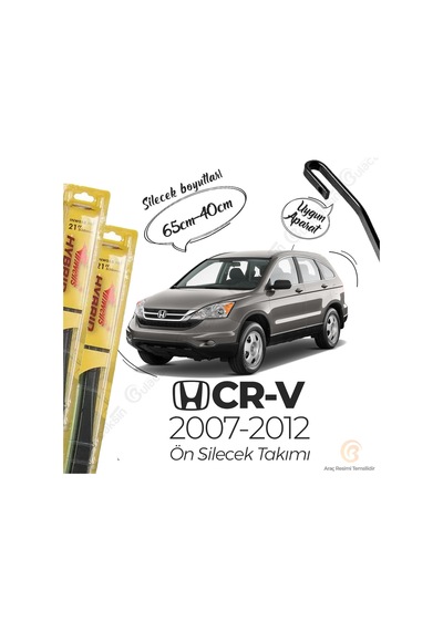 Honda Cr-V Silecek Takımı 2007-2012 İnwells Hibrit