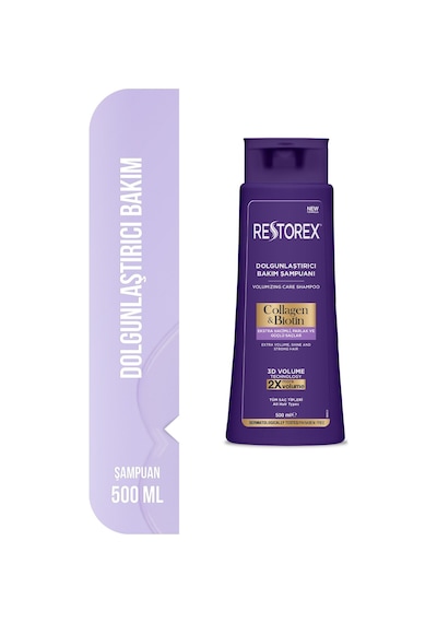 Restorex Collagen & Biotin Dolgunlaştırıcı Şampuan 500 ML