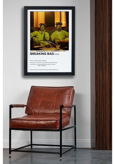 Breaking Bad Dizi-film Poster Siyah Çerçeveli Tablo Poster