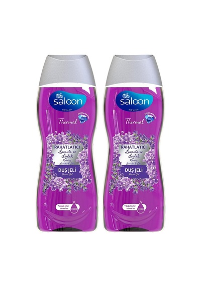 Therml Duş Jeli Rahatlatici Lavanta & Leylak 450ml 2li Paket Açık Mavi