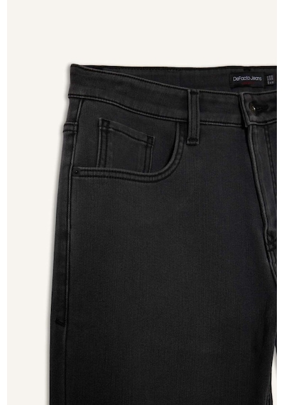 Defacto Diago Comfort Fit Yüksek Bel Geniş Paça Düz Paça Jean Pantolon F6132ax25wnnm36 Antrasit-nm36