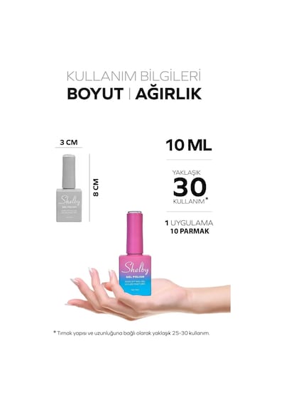 Shelby 10 Ml. A052 Kalıcı Oje 00