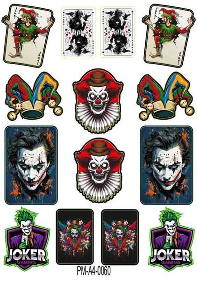 Joker Tasarım A4 Çoklu Sticker Seti Diğer