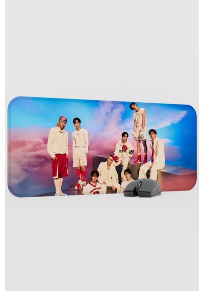Stray Kids V3 70x30 Xl Gaming Kauçuk Kaymaz Taban Mouse Pad Fare Altlığı