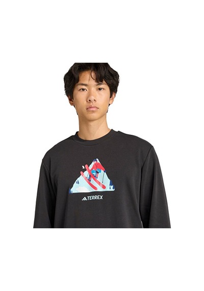 Adidas Snow Crew Unisex Outdoor Sweatshirts Ke2320 Siyah Siyah