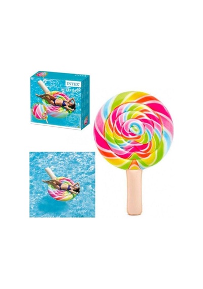 Intex Lolipop Yatak Ada 208 x 135 Cm Şişme Deniz Yatağı 888740 Çok Renkli
