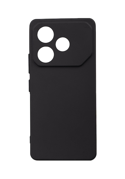 Zore Tecno Pova 6 Uyumlu Kılıf Nvth Biye Silikon-siyah