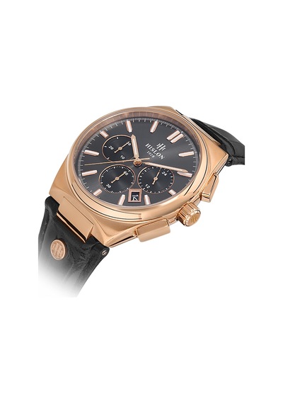 Hislon Men's Masterwork Ms136r-05br Rose Gold