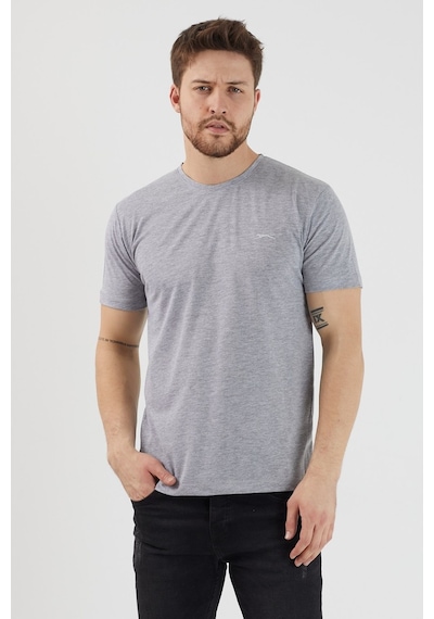 Slazenger SANDER KTN Erkek  Gri Tişört