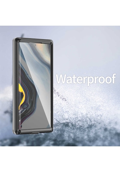 Galaxy S22 Ultra Kılıf 1-1 Su Geçirmez Kılıf Siyah