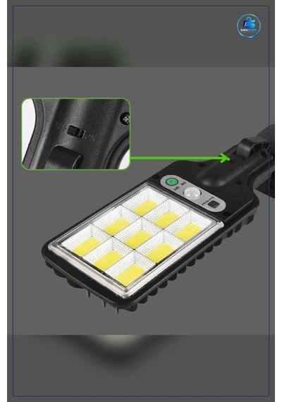 Güneş Enerjisi İle Şarj Olan Kumandalı Solar Duvar Led Aydınlatma
