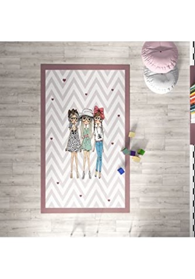 Çocuk Halısı 133x190 Cm Çok Renkli