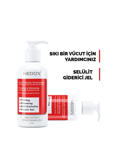 Nedox İnceltici Sıkılaştırıcı Selülit Giderici Jel 250 ML