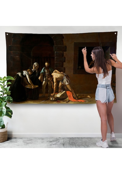 Vaftizci Yahya'nın Kesilmesi Duvar Örtüsü-caravaggio-the Beheading Of St John The Baptist-7139