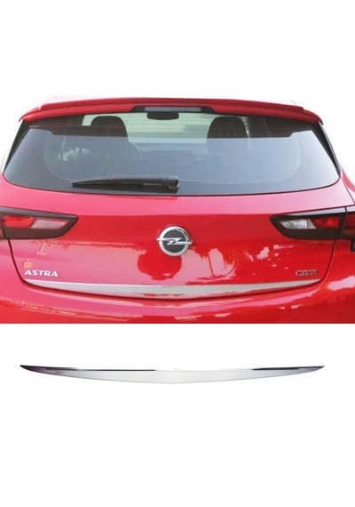Opel Astra K Hb 2015 Ve Üzeri Krom Bagaj Alt Çıta P.çelik