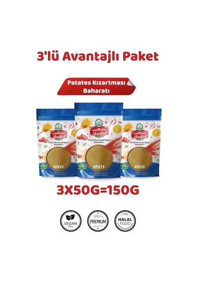 Kızarmış Patates Baharat 3x50gr 3'lü Paket