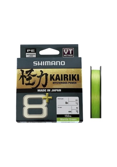 Shimano Kairiki 8+ 150mt 0.23mm Mantis Green İp Misina