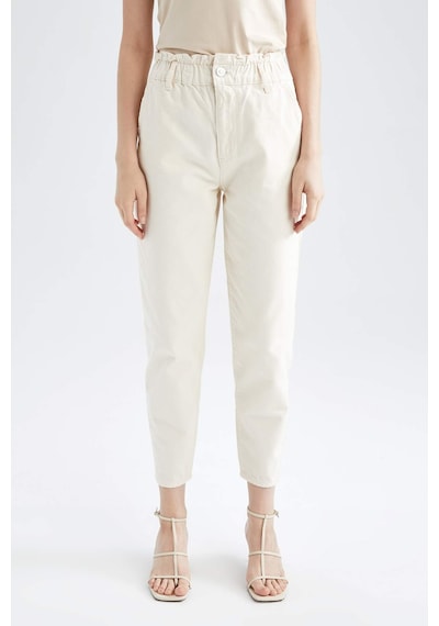 DeFacto Paperbag Gabardin Kumaş Pantolon Cepli Standart Paça S2790AZ25SPER105