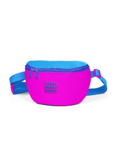 Coral High Sport Pembe Mavi İki Bölmeli Bel Çantası 22617 Pembe