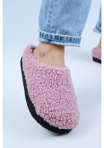 Manijero Orlina Kadın Tedy Sabo Platform Pembe Terlik