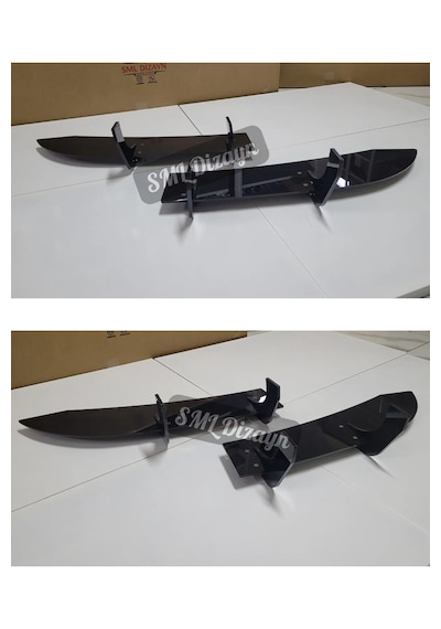 Golf 5 R32 Arka Tampon 4lü Flapları-flap-bıçak-lip-splitter-ek 8