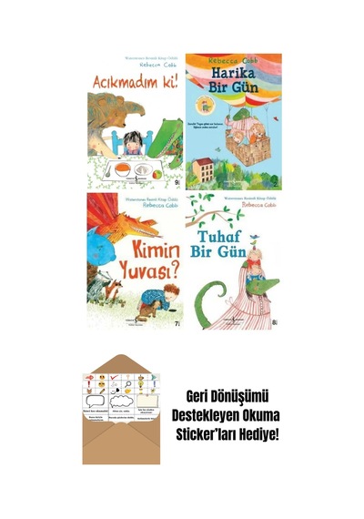 Tuhaf Bir Gün 4'lü Resimli Hikaye Seti + Okuma Sticker'ları