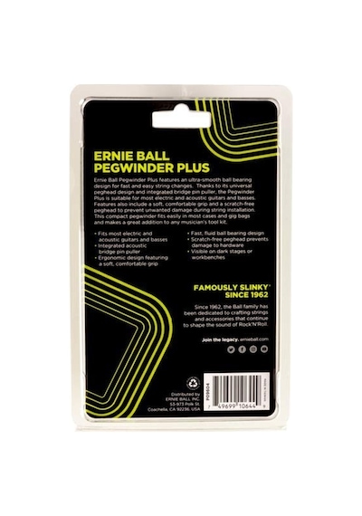 Ernie Ball P09604 Pegwinder Plus Ip Sarıcı