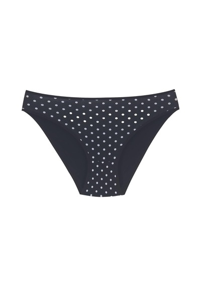 18001-4 Kadın 7'li Meeting Points Bikini Külot Paketi V8-siyah Mix Çok Renkli