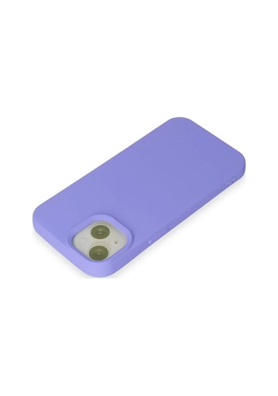Apple iPhone Uyumlu 15 Kılıf Nano İçi Kadife Silikon - Lila Bz8683140614577