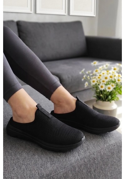 In Step Urban-flex Esnek Tabanlı Ultra Hafif Ortopedik Medikal Hulluks Topuk Dikeni Kadın Kömür Renk Yürüyüş Siyah