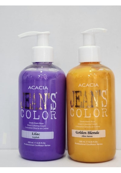Acacia Jean's Color Altın Sarısı - Leylak Saç Boyası 2 x 250 ML