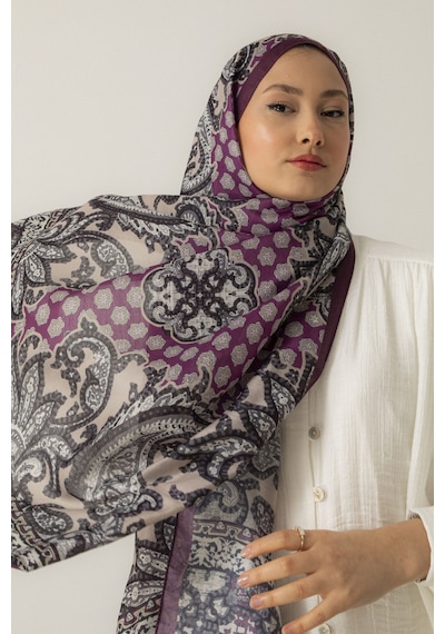 Mimiyum Miras Desen-soft Şal - Model 7 Çok Renkli
