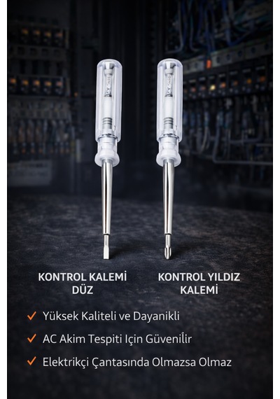 Düz + Yıldız Tornavida İkili Set