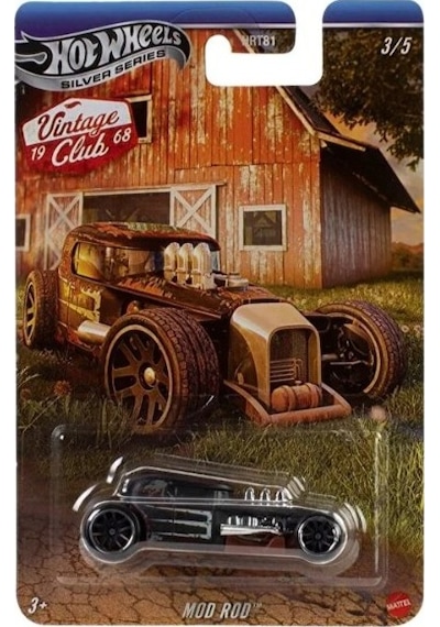Hot Wheels Silver Series 1968 Vintage Club Mod Rod Jky33 Çok Renkli