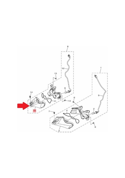 Yamaha Xmax 250 Or. Ön Sağ Sinyal Camı 2018-2023 B74-H3322