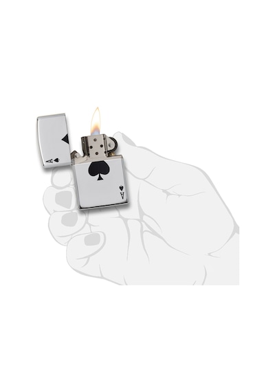 Zippo 250 Lucky Ace Çakmak Çok Renkli