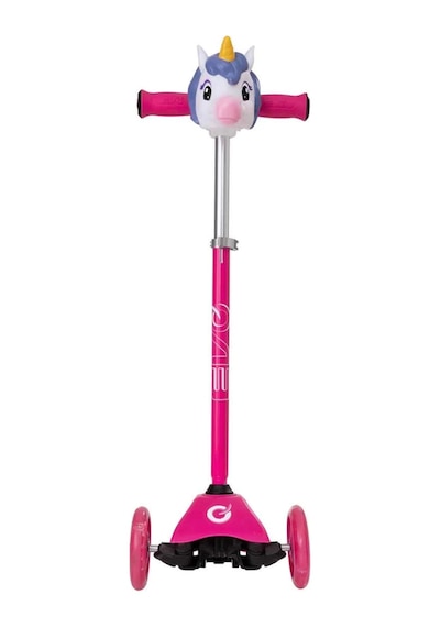 Unicorn 3 Teker Işıklı Scooter Nessiworld Pembe