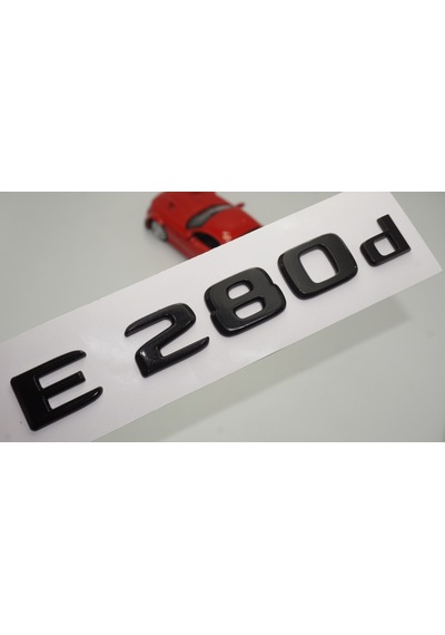 E 280d Bagaj Parlak Siyah ABS 3M 3D Yazı Logo