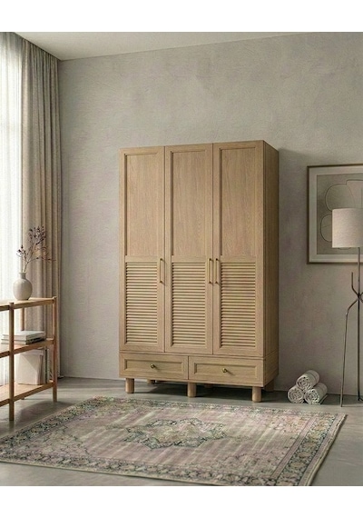 Venedik Mdf 4 Kapaklı Dolap Bej