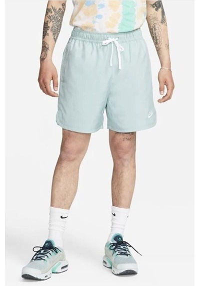 Nike Sport Essentials Woven Lined Erkek Yeşil Şort Rahat Kalıp 001