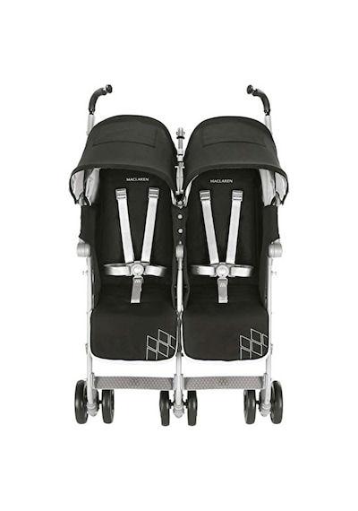 Twin Techno İkiz Bebek Arabası Black Gri