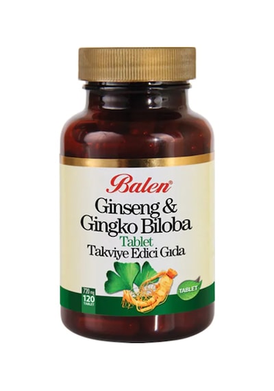 Balen Ginseng Ginkgo&Biloba Tablet 720 MG 120 Tablet