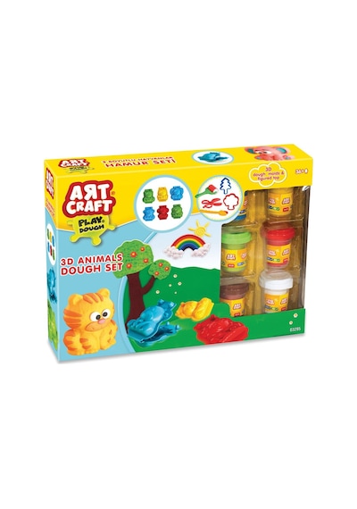 Oyuncak 3 Boyutlu Hayvan Hamur Set
