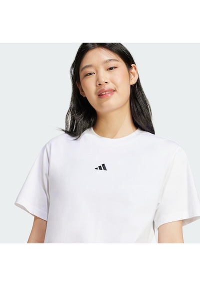 Adidas Essentials Small Logo Cotton Kadın Tişört C-adıjc5944b30a00 Beyaz